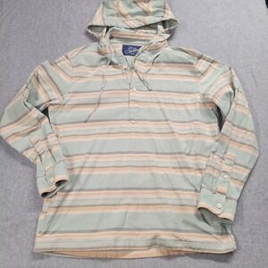 Chubbies Hoodie Striped Long Sleeve Surf Beach Mens Small Cotton Sweatshirt